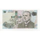 Northern Ireland, Northern Bank Limited 50 Pounds dated 8th October 1999 serial DA341650, signed