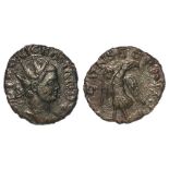 Divus Nigrinian, billon antoninianus struck by Carinus, Rome Mint 284-285 A.D., reverse:- Eagle