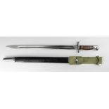 Bayonet: An outstanding P07 bayonet in collector grade condition. Superb polished steel blade made