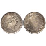 Three Shillings Bank Token 1814, S.3770, grey toned EF