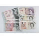 GB a bundle of training/copy notes (268), not currency used for training purposes only, 50 Pounds,