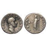Galba silver denarius, regular series, Rome Mint, Nov.68-Jan.69, reverse:- Livia standing left,