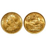 Sovereign 1900M, Melbourne Mint, Australia, EF