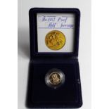 Half Sovereign 1982 Proof FDC cased as issued