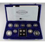 Proof Set 2000 (13 coins) including Maundy, aFDC cased as issued