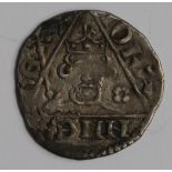 John as King, Irish silver penny, by Roderd at Dublin, Spink 6228, full, round, well centred, weak