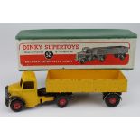 Dinky Supertoys, no. 521 'Bedford Articulated Lorry', yellow, contained in original box