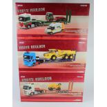 Corgi Limited Editions Heavy Haulage. Three 1:50 scale diecast models, comprising Volvo FH Nooteboom