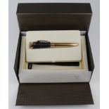 Swiss Tourbillon pen by TF (Est. 1968), no. 162, contained in original case, A nice quality