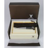 Swiss Tourbillon pen by TF (Est. 1968), no. 30, contained in original case, A nice quality unusual