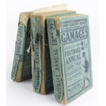 Davis (Alfred & McDonald, H. R., editor). Three volumes of Gamages Association Football Annual,