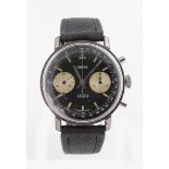 Gents stainless steel cased manual wind chronograph wristwatch by Smiths (Possibly the last Chrono