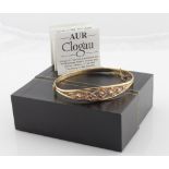 9ct Clogau gold Bangle, weight 12g