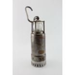 Oldham WW2 lantern, automatic type, Naval/Miner's battery lamp/lantern.
