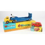 Corgi. Two boxed Corgi diecast models, comprising Corgi Major Toys 'no. 1100, Carrimore Low