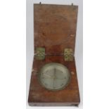 Compass by Thomas Jones, Liverpool, circa 19th Century, contained in original oak case, dial