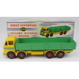 Dinky Supertoys, no. 934 'Leyland Octopus Wagon', Green & Yellow, contained in original box