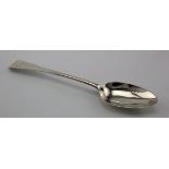 Newcastle silver Old English pattern tablespoon c.1795 by Robert Scott. Length 23cm, weighs 53g