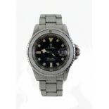 Gents stainless steel cased Tudor submariner "Snowflake" wristwatch. Marked between the lugs 7016/