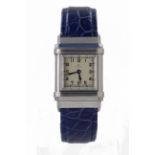 Gents Omega Marine stainless steel wristwatch, circa 1935, the first industrially produced