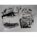 Photographs, approximately 200, various sized press photos, including GB topographical, industry,