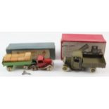 Lines Bros. Minic Mechanical Horse & Trailer With Eight Cases, contained in original box, together