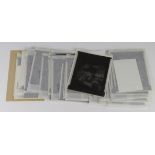 Israel, Palestine Mandate 1947, forty-two (approx.) 5 x 4" celluloid negatives, each in wax packets,