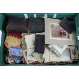 Ephemera. A collection of ephemera, including Carte De Visite Albums (some Military), photographs,