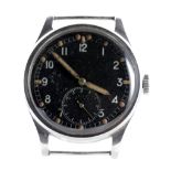 World War II Military issue International Watch Company stainless steel cased wristwatch (MK10) "