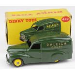 Dinky Toys, no. 472 'Austin Van Raleigh Cycles', contained in original box