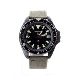 Gents Broadarrow PRS-11 divers automatic wristwatch by Timefactors.com, as new in an aluminium box