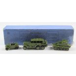 Dinky Toys, no. 152 'Royal Tank Corps Light Tank Unit', comprising 152a Tank, 152b Reconnaissance