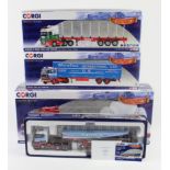 Corgi Hauliers of Renown. Four 1:50 scale diecast models, comprising Scania T Nooteboom Low