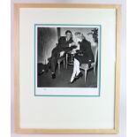 Marilyn Monroe, 12 x 12" photo of her having a cigarette lit by Laurence Olivier, taken from the