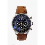 Gents Eterna Cambridge chronograph wristwatch circa 2005. Watch as new