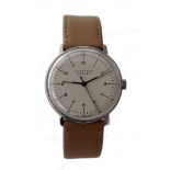 Junghans "Max Bill" gents wristwatch, boxed as new