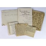 Royalty interest. A group of letters relating to Charles Henry Collins Baker, who was appointed as