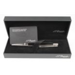 S. T. Dupont Defi black rollerball pen, with guarentee card, contained in original case, with