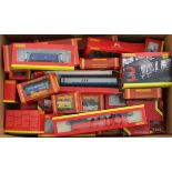 Railway interest. A collection of approximately thirty-five boxed Hornby OO gauge rolling stock,