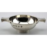 Edinburgh silver Quaich inscribed "Moffat Golf Tournament 2nd prize, September 1911, G. Hamilton".