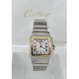 Gent's Cartier Tank XL automatic wristwatch, with box and a selection of paperwork & DVD,
