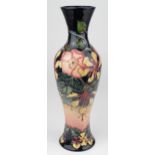 Moorcroft Oberon pattern vase, printed & painted marks to base, height 31cm approx., contained in
