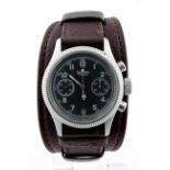 Gents Hanhart Chronograph wristwatch modelled on Luftwaffe issue. It is believed this model was