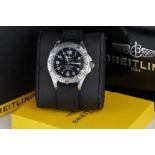 Breitling stainless steel cased Superocean gents automatic wristwatch with luminous hands and Arabic