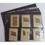 Silks cigarette cards, range of Kensitas Flags (approx 39)