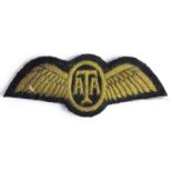Badge ATA Air Transport Auxiliary Pilots wings, service worn