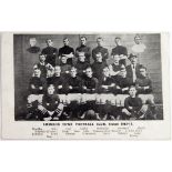 Swindon Town FC Season 1913-14 b & w Team photo postcard (anon)