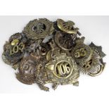 Badges - collection of various Victorian Cap badges (approx 23) a/f