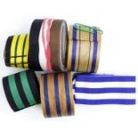 Ribbons Africa 6x different Victorian wars types inc Central Africa, Zulu etc some on rolls.