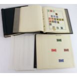 GB Stamps: Collections in albums and on leaves. 1d plates, QV to 5/-, Kings to 5/-. GVI £1 etc.